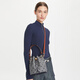 Tory Burch Valentine's Day Gift T MONOGRAM Jacquard Crossbody Bucket Bag Women's Bag 166414 Tory Navy Blue 405 OS