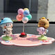 The new one or two cloth shakes the car center console swing in the car in the car in the car in the car of the lovely use couple doll tea style [cloth]