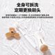 licheers儿童牙刷1-2-3岁宝宝超细软毛牙刷婴幼儿乳牙刷 圆形+波浪形