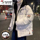 Specht Down Jacke Männer 2024 Winter neuer Trend vielseitige Kapuzenjacke Herren-Teenager verdickter warmer Top Männer 9901 Schwarz 3xl Empfohlen 170-190jin [Jin gleich 0,5 kg]