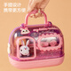Chiang-alleman Children's House Play House Toys Toys Girl Little Rabbit Doll 2 ou plus 3 à 10e cadeau d'anniversaire [Version standard House Play House] Little Rabbit Doll peut être graffité et lavé