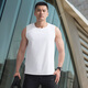 Longya 2 pieces-100 Second generation secret fiber quick-drying wide-shoulder vest for casual wear and comfortable solid color moisture-absorbent vest White 6XL Height 193 Weight 260-280 Jin Jin equals 0.5 kg
