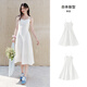 森马（Semir）陈都灵|连衣裙女气质纯色百搭2025夏季简约风吊带裙109325114017