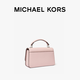 Michael Kors Mk Delancey Damen Small Crossbody Bag Naked Pink / Mulberry Red 688 ns