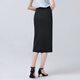 Troman Spring and Autumn New No-iron Suit Skirt Women's Long Over-the-Knee Fashionable Workwear Skirt Professional Skirt