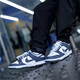 Nike (Nike) Schuhe Männer Dunk Low White und Navy Classic Classic Low Top Männer lässige Sneaker Leichte und bequeme Retro-Schuhe DD1391-400 White and Navy 41 41