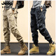 Jeep (Jeep) Pantalones de trabajo de alta gama estadounidense para pantalones de atado de primavera y otoño de los hombres pantalones de deportes sueltos puros casuales pantalones deportivos 679 caqui (estilo de verano) 28 (recomendado 95-110 Jin [Jin iguala 0.5 kg])