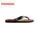 Havaianas Hype III Plage des tongs masculins pour hommes Summer Seaside Outdoor Outdoor Casual Pheppers peut être porté à l'extérieur de 6196-Black / Peach 41-42 Brésilien