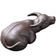 Fat Donglai's same tea pet, purple clay buffalo ornaments, cow turns to heaven and earth tea, zodiac cow, exquisite tea table, treasure ceramics, purple clay buffalo (red)