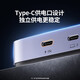Green Network CM687 USB3.0 Switch Typ-C Zwei-In-Vier-in-Vier-Print-Sharer 2-in-Vier-Out-zwei Computerhosts Freigabe-Tastatur und Maus-U-Disk. Vier-Port-Splitter USB3.0KVM Switch Sharer 2-in Four-Out 25098