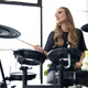 
Roland TD17KV2 Adult Children Professional Home Beginners Electric Drum Stands Three Cymbals Gift Drum Stool Headphone Gift Pack