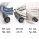 XMSJ-Netzkabel HG-798/SH-788/598/1098/1298/GP35/730 Batteriekabel Zwei Löcher (Kunststoffkopf)