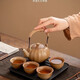 Retro wood-burning hand-made teapot tea set set for home users to cook teapot around the stove and warm tea stove