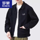 Romonjacke Herren Frühling und Herbst 2025 Neues Hemd Revers Herbst Herren Work Jacke Frühherbst-Jacke Top [Upgrade-Version] K1883 Black M [Empfohlen 90-120 Jin [Jin ist gleich 0,5 kg]]