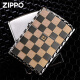 ZIPPO original lighter genuine windproof black ice plaid men's personal lettering Black ice plaid 3 [new machine oil-free] DY9902ZB