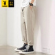 Playboy (PLAYBOY) Men's Clipper Pants 2025 New Spring and Autumn Workwear Straight Loose Hammer Shaped Pure Cotton Casual Pants Men's Trendy and Versatile 9904 Military Green [Pure Cotton High Quality] M
