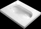 Jiumu Home Bathroom Squat-type Squat toilet with water tank 14099 Glaze easy to clean water curve front row White photo VIP privilege card enjoy discount