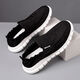 Cloth shoes men's canvas shoes comfortable, lightweight, wear-resistant, non-slip, waterproof, soft sole old Beijing one foot, lazy people, gray 881 recommended to take a larger size 39