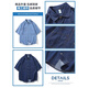 Juif Denim Shirt à manches courtes Men 2025 Été mince mince haut de gamme japonais à demi-manchette veste décontractée masculine