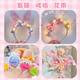 Macaron Hair Wurzel Twist Stick Bouquet handgefertigtes DIY-Materialbeutel verdickte verschlüsselte farbige Haarstreifen Kinderhaarband Brandneue Blumen Upgrade 682-teiliges Set + kostenloser Koffer