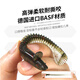 桑巴路亚桑巴泥鳅仿生假饵路亚翘嘴专用鳜鲈鱼仿真螺纹软饵倒钓t尾浮水饵 泥鳅色9条【浮水款9cm】