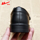 Huili boys' leather shoes campus performance shoes casual versatile young gentleman British etiquette children's shoes 0052 black 36
