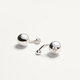 Valentino Valentino [chinesisches Valentinstagsgeschenk] Herrenpoetique des Gouttes Einseitige Metallohrringe Silber Einsgroße