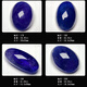 Blue Xianghe 1 egg-faced blue-purple tanzanite large carat sapphire oval water drop ring surface bare stone custom inlaid 18K gold women's pendant 7#10.47ct