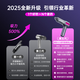 REWONDER German top equipment丨battery light display car vacuum cleaner household handheld pencil type large suction vacuum cleaner long battery life car vacuum cleaner purple 20000Pa