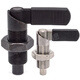 
Kezhitu 16/20 M10 knob plunger elastic pin L type indexing pin spring positioning pin safety pull pin lock fine tooth carbon steel PXVBK12155M1215A5