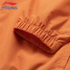 Li Ning Children's Sports Windbreaker Boys 2025 Spring and Summer New Cardigan Hooded Windbreaker Sun Protection Jacket Pumpkin Orange 67-5 150