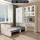 Yu Meng Xindi Invisible Bett Bücherregal Schreibtisch Integrierte Teleskop -Ziehbett -Lernzimmer Klappbettblatt für Mittagessen Pause Home kleine Wohnung CH5 Style 12200*400*2100