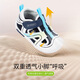 Dr Jiang Spring and Summer Men and Women Children Children et confortable Marche de bébé devant les chaussures de bébé, les sandales respirantes et les chaussures de jeunes enfants, le riz / bleu 21 pieds de longueur d'environ 12,0-12,6