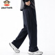 Paul Frank Pants Men's Autumn and Winter Loose Casual Pants Men's Pants Straight Leg Wide Leg Sweatpants Men's Sports Pants Gray XL