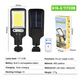 XMSJ solar light outdoor lighting courtyard light solar wall light LED solar body sensing light garage wall light TY12803 solar small street light 18LED with remote solar street light