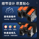 Huijun Quick Connect Pin Socket Weld-free Quick Wiring Press Power Socket Three-core Charging Pin Pin Male 250V10A KC-14-1Q Quick Connect Pin Socket Black-Three Color Handle-5 Pack