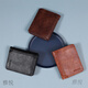 Yayue masculina billetera retro negocio múltiples cartas PU breve para hombres prácticas puede almacenar el regalo del día del padre 211 triple pliegue café