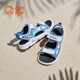 ANTA Children's Boys Beach Shoes Big Children's Sandals 2025 Summer New Breathable Non-Slip Wear-Resistant Youth Open-Toe Sandals Era Blue/Anta White-1 33 Size