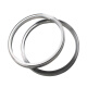 
Kezhitu custom stainless steel manhole flange/316 filter flange ring round pressure flange upper and lower ring set 30415917mm thick upper and lower flange