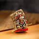 Zippo [schwarzer Wukong] Schatz helleres echtes leuchtendes schwarzes Mythos Wukong Luminous Fighting Battle Buddha High-End-Geschenk Black Wukong Kupfer (DY9902TJ) All-Code