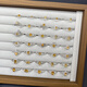 Shien Tongti S925 Sterling Silber Natürlicher Edelstein Zypressen Xiaohongshu gleicher Silberschmuck J6227 Cypress Cypress Öffnen verstellbar