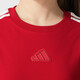 Adidas Frauensportanzug 25 Sommer neue dreistreifen lässige Kurzärmer-T-Shirt Lose Fünfviertel Hosen Shorts zweiteiliger JM8836+JY8574 XL