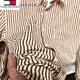 
Tommy Hee Kelly Tommy America Spring and Autumn New Men's Long Sleeve Shirt Anti-Wrinkle-Free-Iron High-end Casual Striped Shirt Jacket Trend C719 Blue XL 175/Suggested 130-145Jin [Jin equals 0.5 kg]