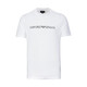 Armani (ARMANI) Men's Classic Versatile Fashion T-shirt 12006 Gift White M
