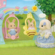 
Sylvanian families Japanese version of kindergarten swing slide, play house girl toy doll set, birthday gift for children