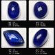 Blue Xianghe 1 egg-faced blue-purple tanzanite large carat sapphire oval water drop ring surface bare stone custom inlaid 18K gold women's pendant 7#10.47ct