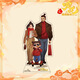 
Nezha 2: The Demon Child's Across the Sea Surrounding the Acrylic Big Stand Card Nezha Ao Bing Desktop Card Ornament Gift Looking back and smiling Ao Run collects Big Stand Card