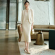 Ep Yaying High-End-Serie Mulberry Silk V-Ausschnitt Sling Weste Sweater 2025 Sommer Neues Modell 9905a Beige L.