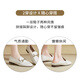 ZHR-Laibers Frauen Frühling und Herbstpendelstil Flachspanne Lederschuhe Frauen weiche Single-Schuhe Frauen AH653 Beige 40