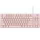 
Logitech K835 wired mechanical keyboard e-sports office laptop pink red axis girls typing laptop K835 white-rainbow keycap blue axis x no x official standard